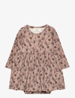 Lil Atelier NBFGAYA LS BODY DRESS AU LIL - ALMONDINE