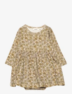 Lil Atelier NBFGAYA LS BODY DRESS AU LIL - TURTLEDOVE