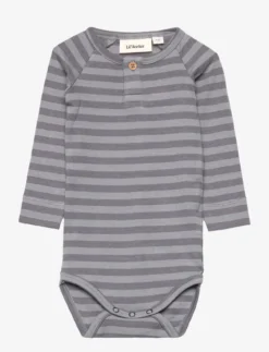 Lil Atelier NBMGEO LS SLIM BODY LIL - MONUMENT