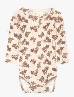 Lil Atelier NBMGEO LS SLIM BODY LIL - TURTLEDOVE