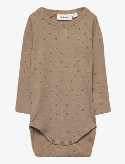 Lil Atelier NBMGAGO LS SLIM BODY DEC LIL - CHINCHILLA