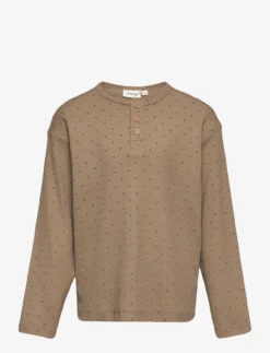 Lil Atelier NMMGAGO LS LOOSE TOP LIL - CHINCHILLA