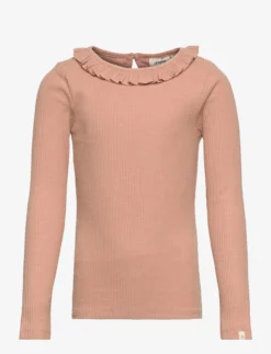 Lil Atelier NMFRAJA LS SLIM TOP DEC LIL - SIROCCO