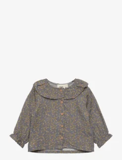 Lil Atelier NBFLOTUS LS LOOSE SHIRT LIL - QUIET SHADE