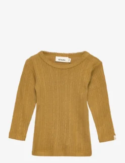 Lil Atelier NBFRACHEL LS SLIM TOP AU LIL - BRONZE MIST