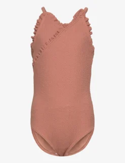 Lil Atelier NMFFLORA SWIMSUIT LIL - MOCHA MOUSSE