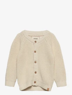 Lil Atelier NBNEMLEN LS KNIT CARD SP LIL - TURTLEDOVE