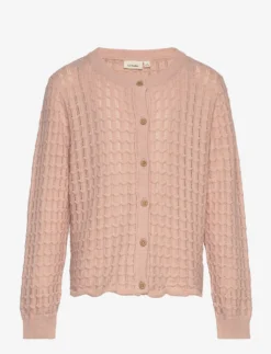 Lil Atelier NMFDIJA LS LOOSE KNIT CARD LIL - ROSE DUST