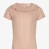 Lil Atelier NMFRACHELLO SS SLIM TOP LIL - ROSE DUST