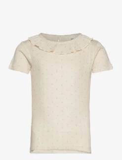 Lil Atelier NMFRACHELLO SS SLIM TOP LIL - TURTLEDOVE