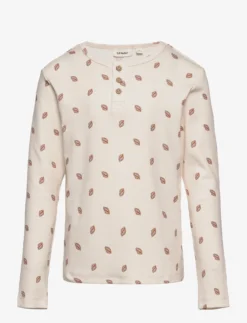 Lil Atelier NMMGEO LS SLIM TOP SP1 LIL - TURTLEDOVE