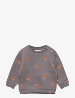 Lil Atelier NBMILONDON LS SWEAT SEP LIL - QUIET SHADE
