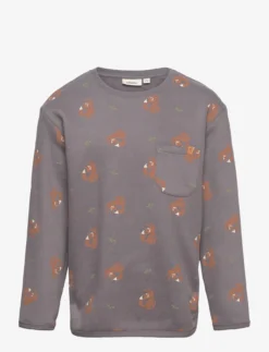 Lil Atelier NMMILONDON LS SWEAT SEP LIL - QUIET SHADE