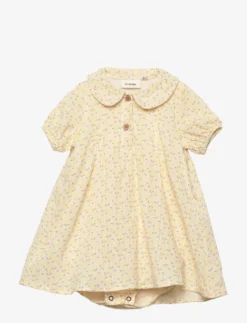 Lil Atelier NBFHULLA LOOSE BODY DRESS AOP LIL - TURTLEDOVE