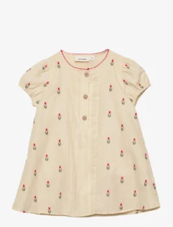 Lil Atelier NBFHALMA SS LOOSE BODY DRESS LIL - TURTLEDOVE