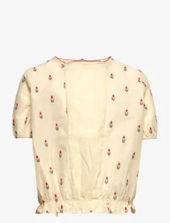 Lil Atelier NMFHALMA SS LOOSE SHORT SHIRT LIL - TURTLEDOVE