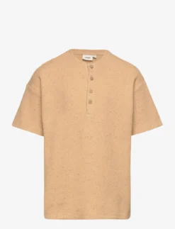 Lil Atelier NMMHANTON SS LOOSE TOP LIL - CROISSANT