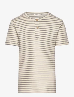 Lil Atelier NMMGAGO SS SLIM TOP LIL - FROST GRAY