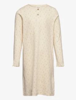 Lil Atelier NMFLOLA LS NIGHT DRESS LIL - TURTLEDOVE